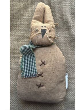 Honey And Me 6 Inch Plush Bunny Decoration Rabbit Primitive Rustic Cottagecore